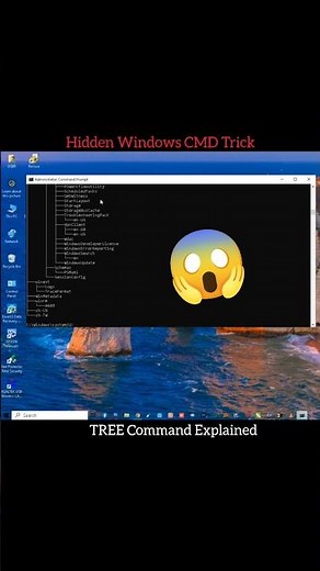 TREE CMD | View Folder & Directory Structure Using Command Prompt (Windows) #cmdline