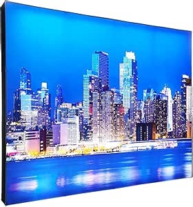 Pop up Stand, Double-sided Backlit Graphic Display Stand with Led Light for Trade Show Exhibition Wedding (8FT*20FT)