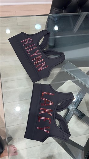 Custom Name Cheer Sports Bra - Etsy