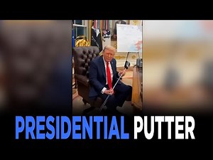 WATCH: Zelensky Gives Trump A Golf Putter | TRENDING