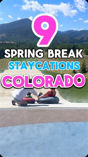 Abbie Dzara on Instagram: "9 Spring Break Staycations in Colorado 1. YMCA of the Rockies - Snow Mountain Ranch 2. Mount Princeton Hot Springs Spring in Colorado 3. Great Wolf Lodge Water Park | Colorado Springs 4. Beaver Run Resort & Conference Center in Breckenridge. 5. Glenwood Hot Springs Pool in Glenwood Springs. 6. River Run Village by Keystone Resort 7. Gaylord Rockies in Aurora. 8. Best Western in Eagle. 9. Castle Mountain Lodge in Estes Park. Keep in mind this was filmed at all times of 