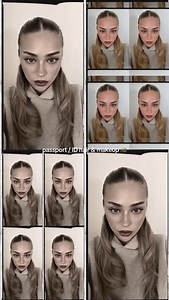 ad passport/ID hair & makeup 📸 save this video for your next photos!! products i used: @lorealpro Full Volume Extra Strong Hold Mousse (to do the slick back) @lorealparis water cream & Loreal Paris lumi glotion @pradabeauty prada reveal skin foundation in shade 40X67Y @urbandecayuki quickie concealer in shade 20nn @yslbeauty crush liner in brown @lancomeofficial hypnose mascara @valentino.beauty EYE2CHEEK highlighter @armanibeauty prisma glass lip gloss in clear @lorealparis infaillible setting