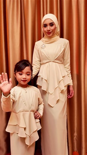 Stylish Modest Peplum Designs for Kids and Adults