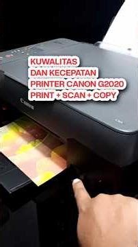 Canon G2020 Printer Quality and Speed ​​Print Scan Copy #printer #canon #epson