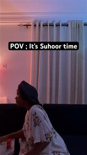 What did you have for suhoor?