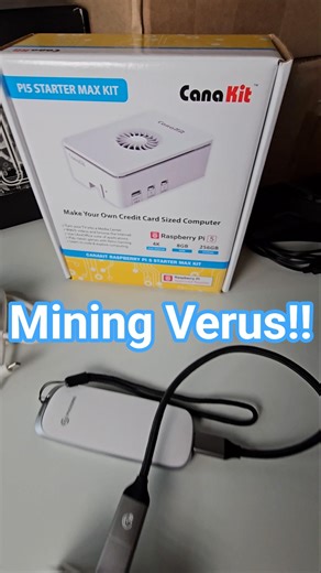 Mining Verus on a Pi 5?! (Zero Coding) 🤯 #shorts #verus #sbc