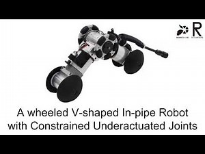 ICRA 2021: A Wheeled V-shaped In-pipe Robot with Clutched Underactuated Joints (AIRo-3.1)