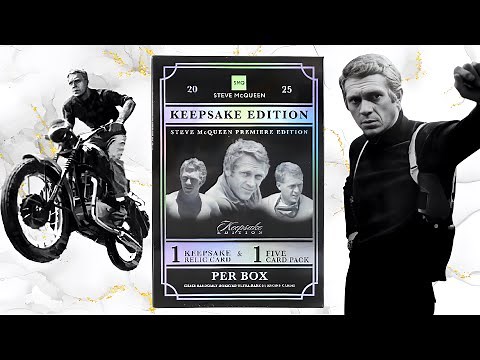 Opening a 2025 Steve McQueen Premiere Keepsake Edition Hobby Box - Relic and Numbered Cards!