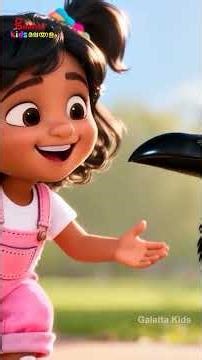 കാക്ക കാക്ക പറക്കുന്നു - Crow Song | Nursery Rhymes for Childrens | Galatta Kids | Shorts