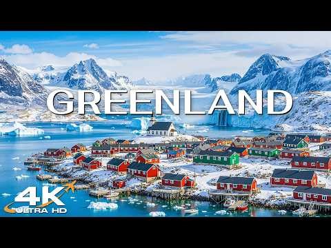 Greenland Frozen Wilderness 4K ❄️ | Icebergs, Glaciers & Arctic Landscapes