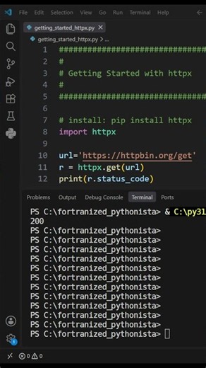 Getting Started with httpx #python