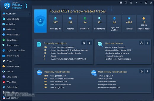 Ashampoo Privacy Inspector