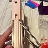 Professional Electric Nail Drill Kit 35000RPM with 14PCS Bits Purple Gold Portable Rechargeable Cordless File Machine for Acrylic Gel Powder Nails and Manicure Pedicure Toenail Tool Salon Set