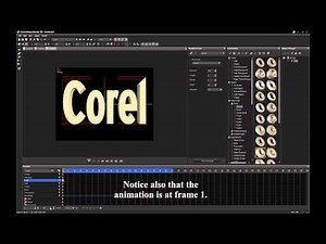 Animating Text in Corel MotionStudio3D