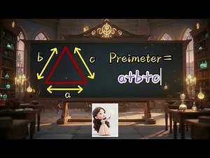 Princess Eva’s Magic Math Class – EP2:Perimeter & Area of a Triangle |Fun Math Cartoon