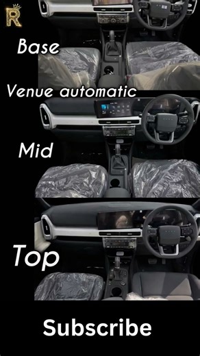 Hyundai Venue Automatic – Base vs Mid vs Top | Interior Comparison 🔥