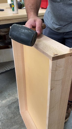 1.5M views · 10K reactions | Adding a little extra strength to these drawer boxes…and I kinda like the exposed domino look. #woodshop #woodwork #jesuswasacarpenter | Clarkmanship | Facebook