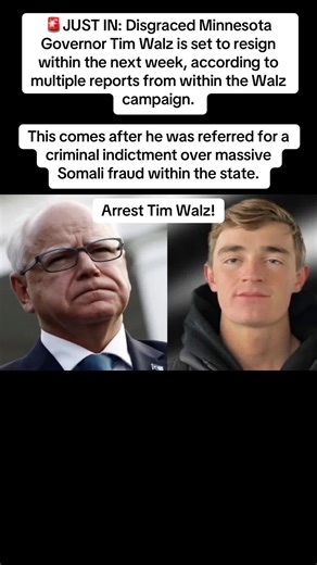 Tim Walz Resignation Amid Criminal Indictment Reports