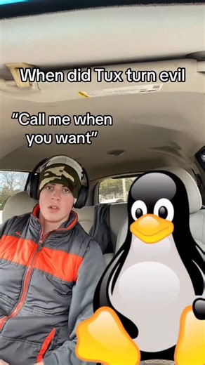 Dewey on Instagram: "#linux #larp #Tux #evil #opsec"