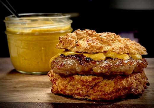 Scottish Ale Cheddar Biscuits