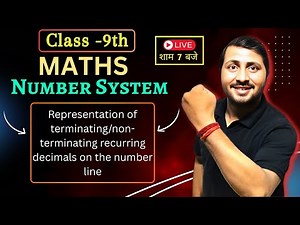 Class 9: Representation of terminating/non-terminating recurring decimals on the number line #cbse
