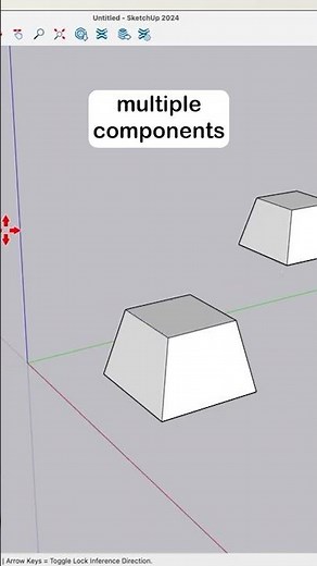 Moving a point in your model #sketchup #3dmodeling