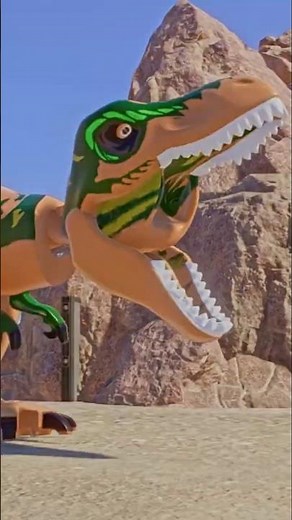 Lego T.Rex (Bull) Vs JP3 Spinosaurus | Jurassic World Evolution 2