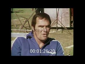 Burt Reynolds Filming "the Longest Yard" at Reidsville State Prison in 1973