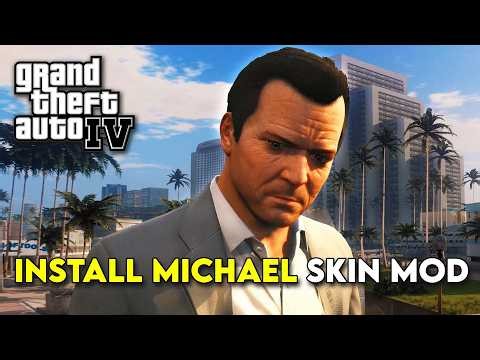 How to Install GTA 5 Michael Skin Mod in GTA 4