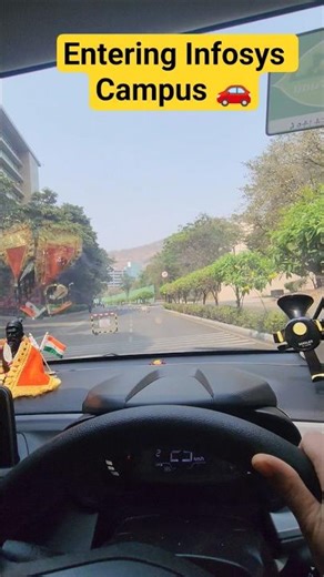 Car Drive Inside Infosys Campus 🏢🚗#infosys #ytshorts #viral #trading
