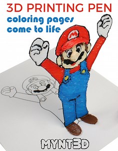 Mario Kart 3D Drawing Coloring Pages
