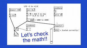 LFO (Pure Data Tutorial)