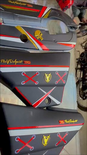 CD 70 tapping design 🍁 | New design 😍 | CD 70 modified 🔥 | #viralreels #new #design #70cc #stickers#modified #bikelovers | Nadeem PRince