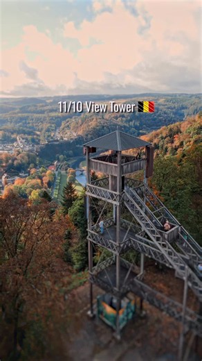 Belvédère de Bouillon View Tower: Panoramic Ardennes Drone Views