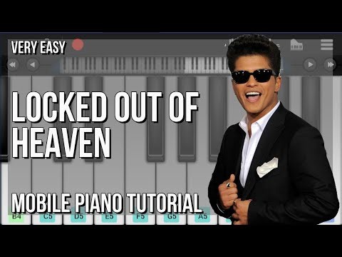 SUPER EASY: How to play Locked out of Heaven by Bruno Mars on Mobile Piano (Tutorial)