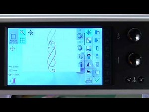 17/21 Nähmaschine BERNINA 830 Video Anleitung: Stickfunktion Nähstiche im Stickmodus variieren