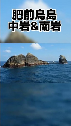 肥前鳥島 南岩に瀬付けをする瀬渡船ひりゅう