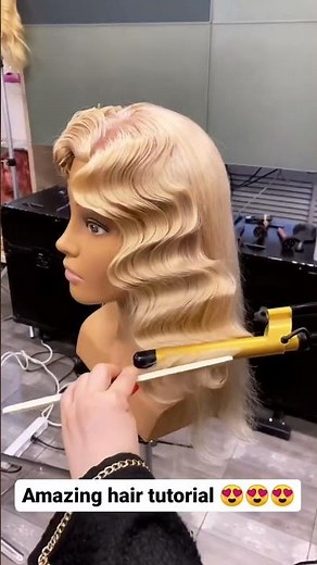 Perfect Finger Waves Tutorial 💕” “Hollywood Glam Waves in Minutes ✨”