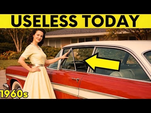 25 USELESS Car Features That Were Normal in the 1960s