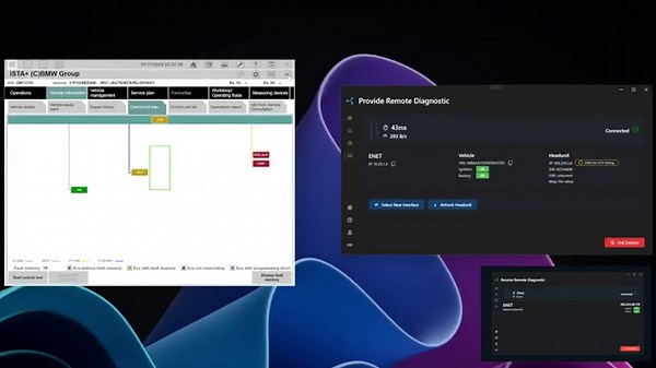 Remote Diagnostics using ENET