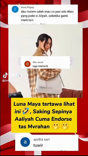Tas Wanita Luna Maya dan Aaliyah Massaid