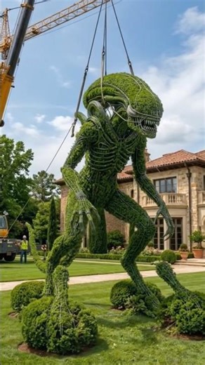 “From Plants to ALIEN in Seconds 🤯”#shorts #viral #trending #alien #transformation