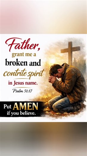 Broken and contrite spirit #prayer #revival #short