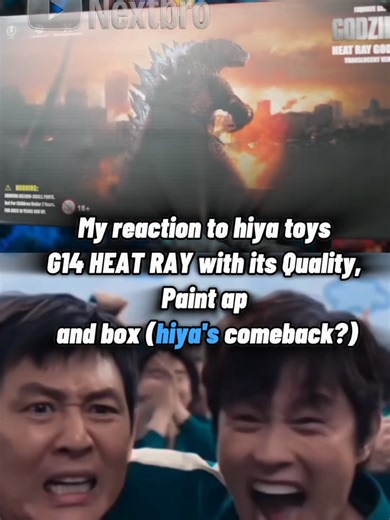 my reaction to hiya toys G14 HEAT RAY #godzilla #hiya #godzila2014 #meme