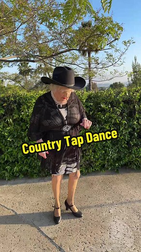 Country Tap Dance with Betsy Lou! #betsylou #92yearsold #piano #fyp #tapdance