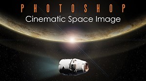 Photoshop: How to create a powerful, cinematic, space image!
