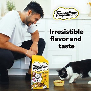They’ll adore the taste and you’ll appreciate the 100% complete and balanced nutrition of TEMPTATIONS™ Dry Cat Food. *Terms apply. | Chewy