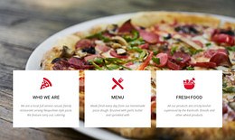 Large combo pizza - Joomla Template by Nicepage