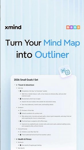 How to Turn Your Mind Map into a Linear Outline Instantly! 🤯