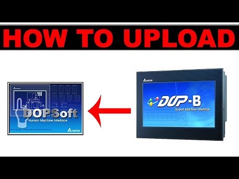 How to upload a program from an HMI to a computer